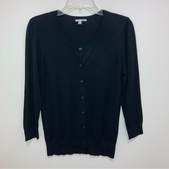 White, Black, Pink, Lightweight Button Up Cardigan, Lot of 3, by Halogen - Picture 10 of 14